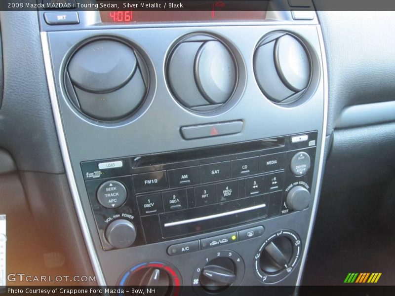 Silver Metallic / Black 2008 Mazda MAZDA6 i Touring Sedan