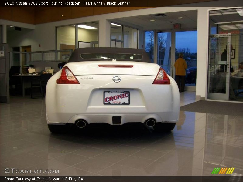 Pearl White / Black Leather 2010 Nissan 370Z Sport Touring Roadster