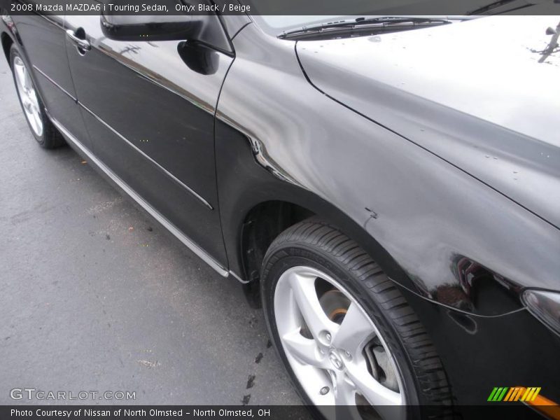 Onyx Black / Beige 2008 Mazda MAZDA6 i Touring Sedan