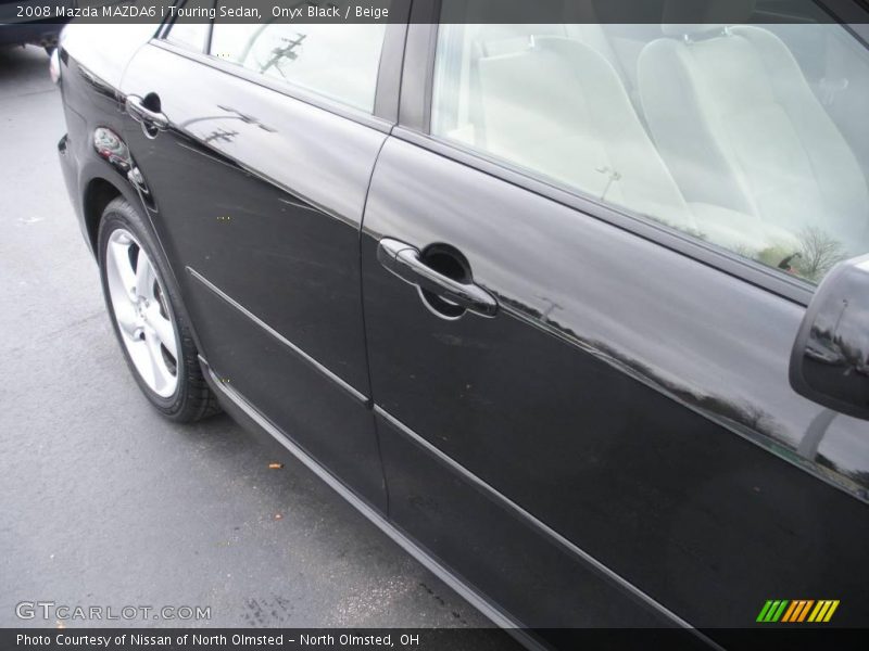 Onyx Black / Beige 2008 Mazda MAZDA6 i Touring Sedan