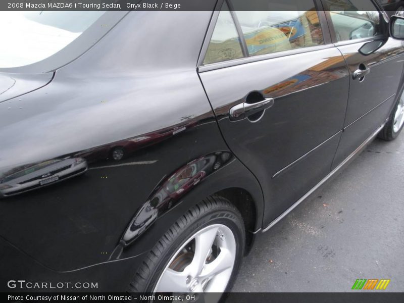 Onyx Black / Beige 2008 Mazda MAZDA6 i Touring Sedan