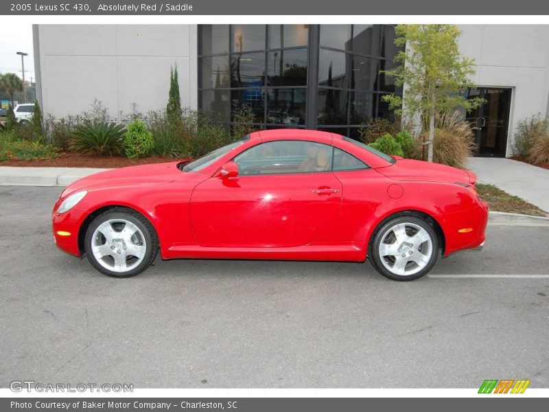 Absolutely Red / Saddle 2005 Lexus SC 430