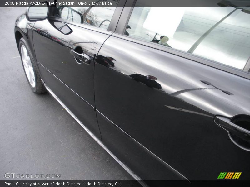 Onyx Black / Beige 2008 Mazda MAZDA6 i Touring Sedan
