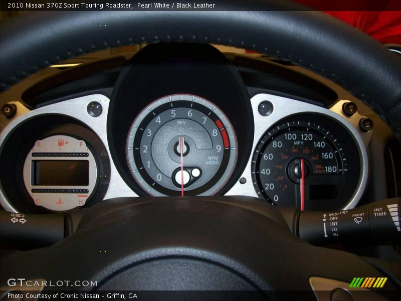 Pearl White / Black Leather 2010 Nissan 370Z Sport Touring Roadster