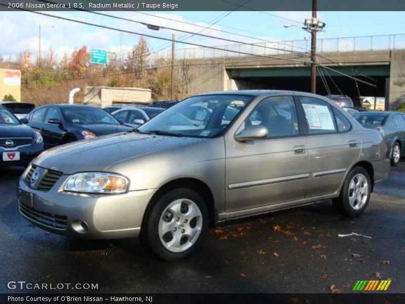 Radium Metallic / Taupe Beige 2006 Nissan Sentra 1.8 S