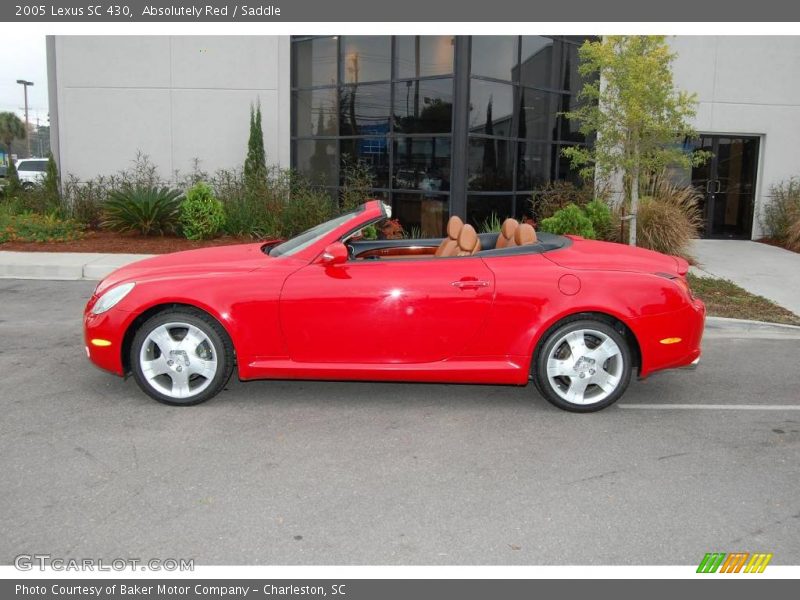 Absolutely Red / Saddle 2005 Lexus SC 430