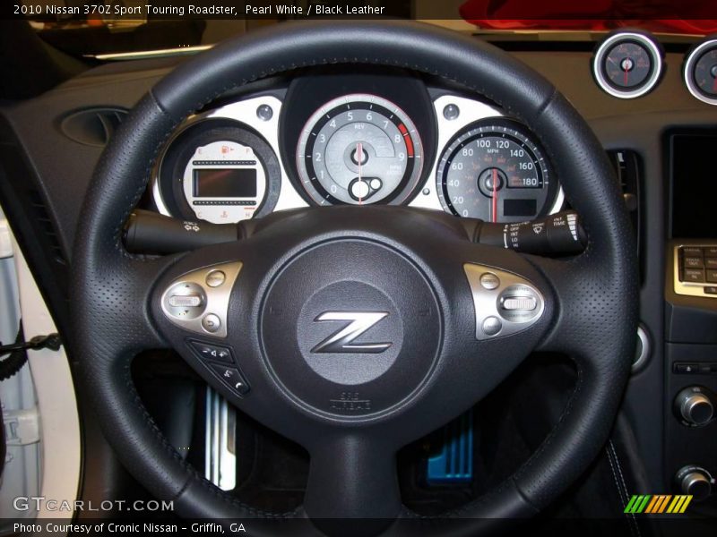 Pearl White / Black Leather 2010 Nissan 370Z Sport Touring Roadster