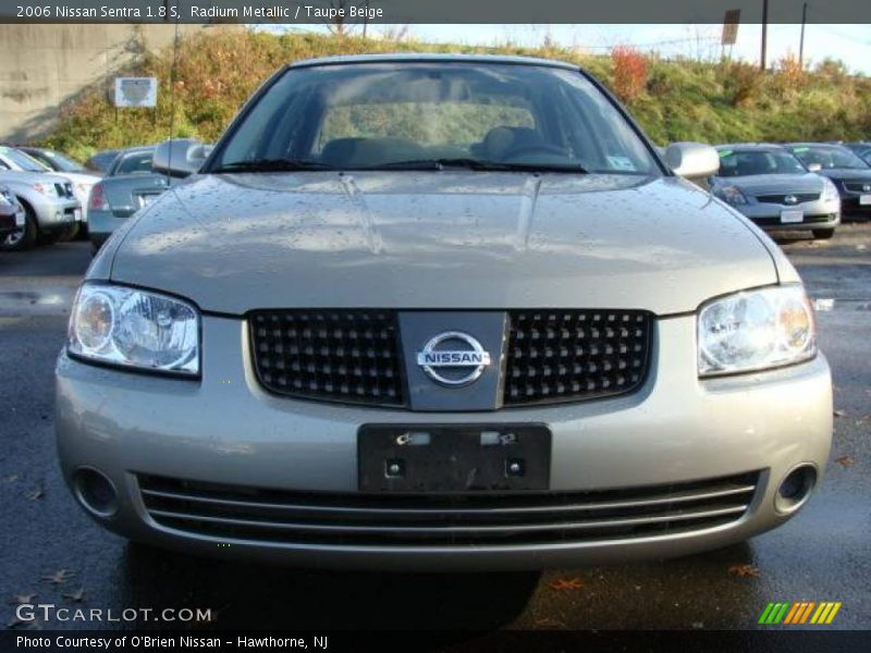 Radium Metallic / Taupe Beige 2006 Nissan Sentra 1.8 S