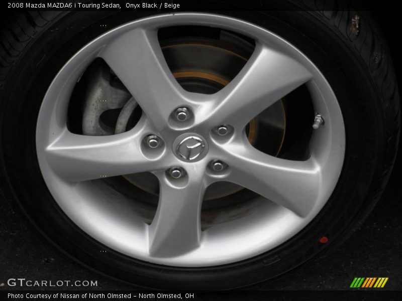 Onyx Black / Beige 2008 Mazda MAZDA6 i Touring Sedan