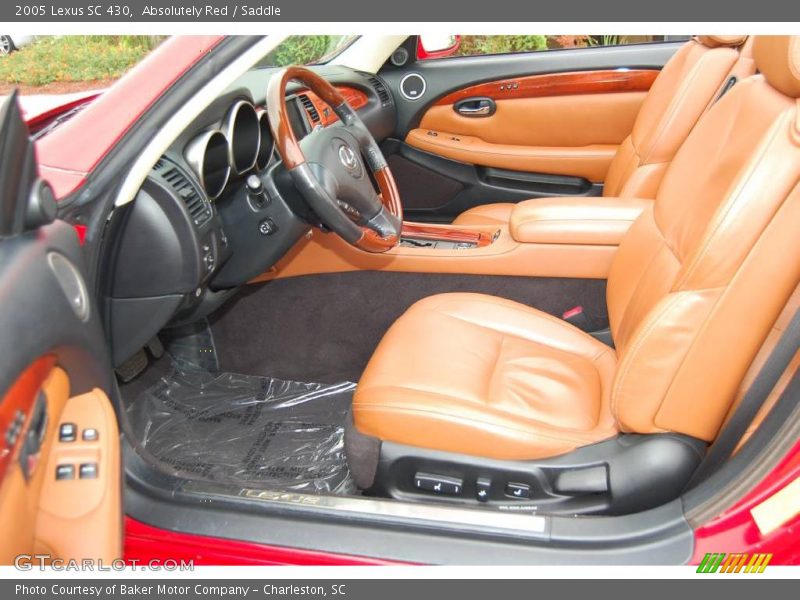 Absolutely Red / Saddle 2005 Lexus SC 430