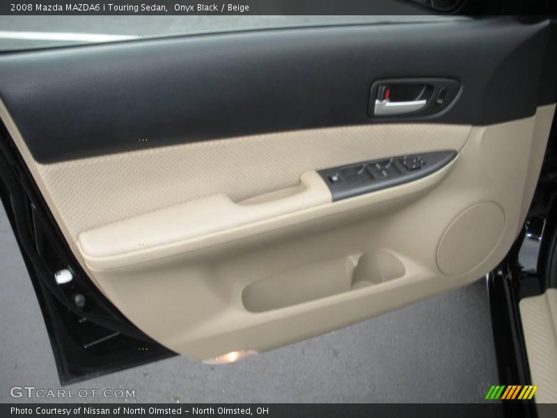 Onyx Black / Beige 2008 Mazda MAZDA6 i Touring Sedan