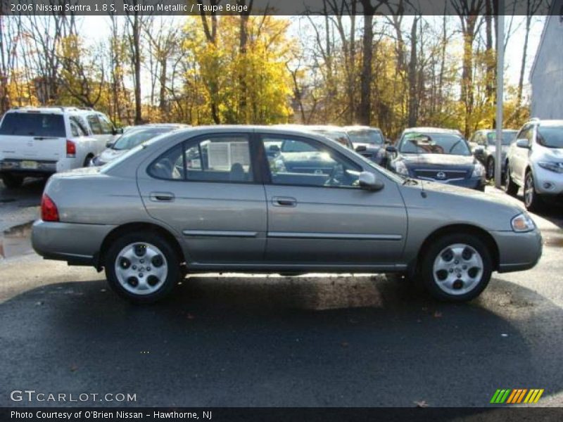 Radium Metallic / Taupe Beige 2006 Nissan Sentra 1.8 S