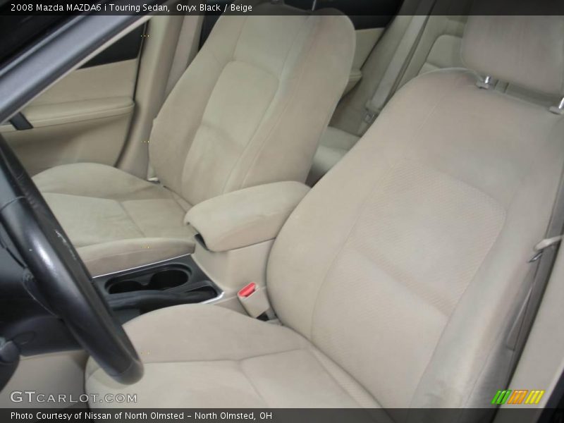 Onyx Black / Beige 2008 Mazda MAZDA6 i Touring Sedan