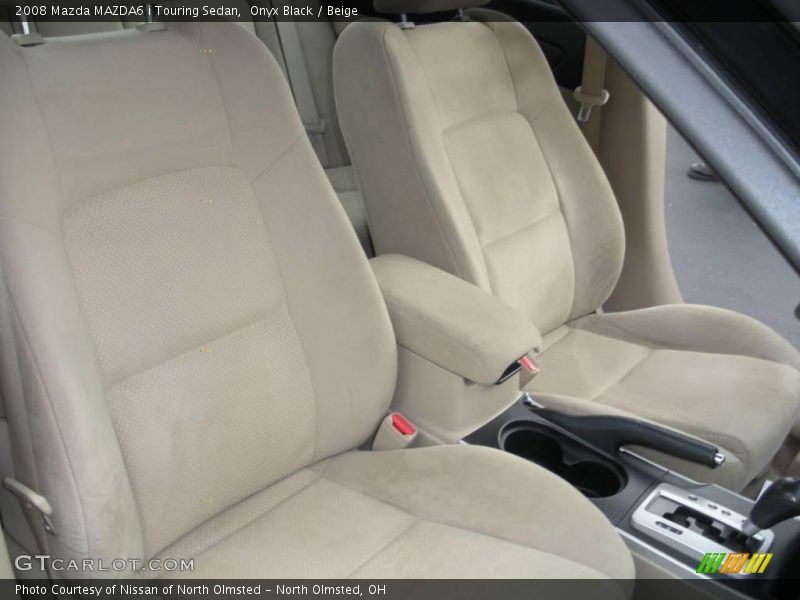 Onyx Black / Beige 2008 Mazda MAZDA6 i Touring Sedan