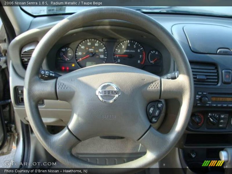 Radium Metallic / Taupe Beige 2006 Nissan Sentra 1.8 S