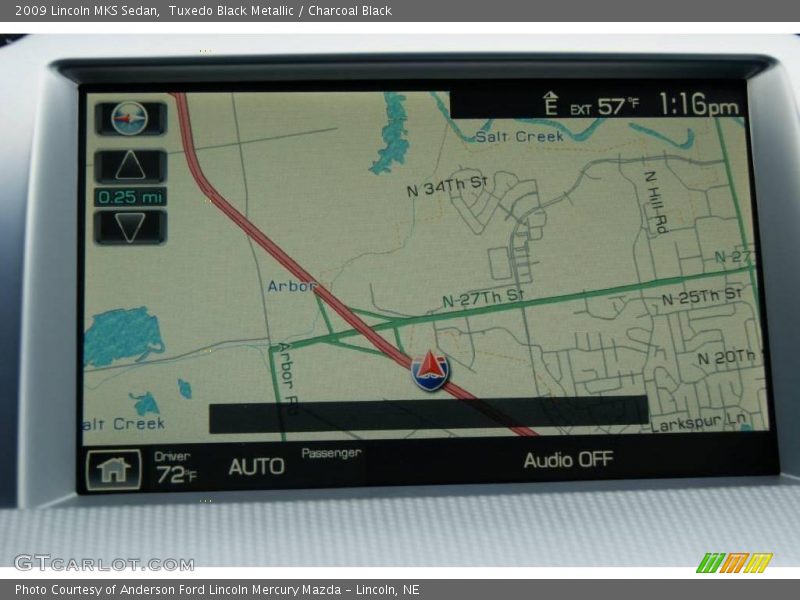 Tuxedo Black Metallic / Charcoal Black 2009 Lincoln MKS Sedan