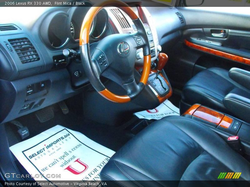 Flint Mica / Black 2006 Lexus RX 330 AWD