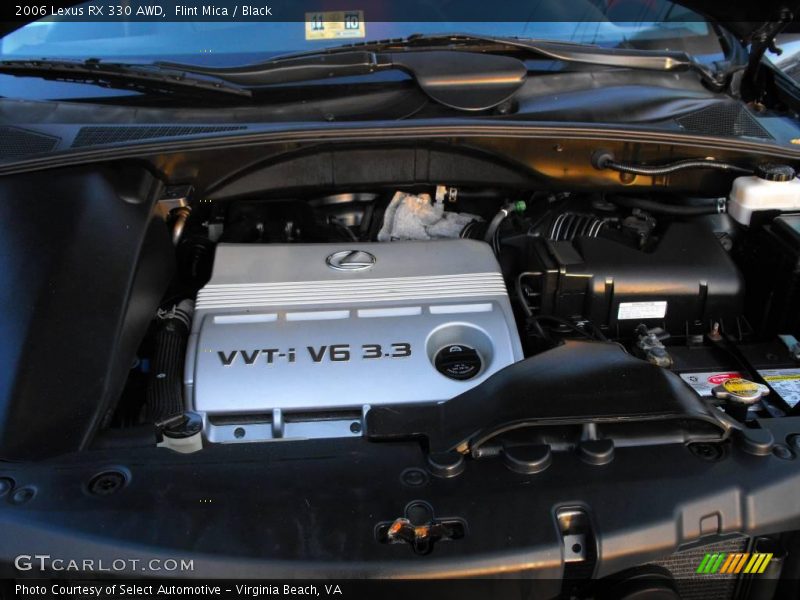 Flint Mica / Black 2006 Lexus RX 330 AWD