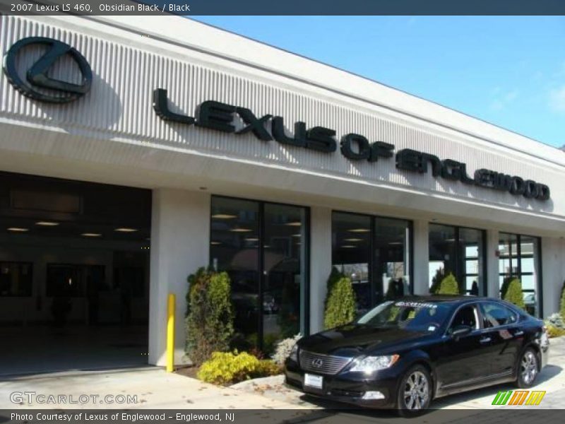 Obsidian Black / Black 2007 Lexus LS 460