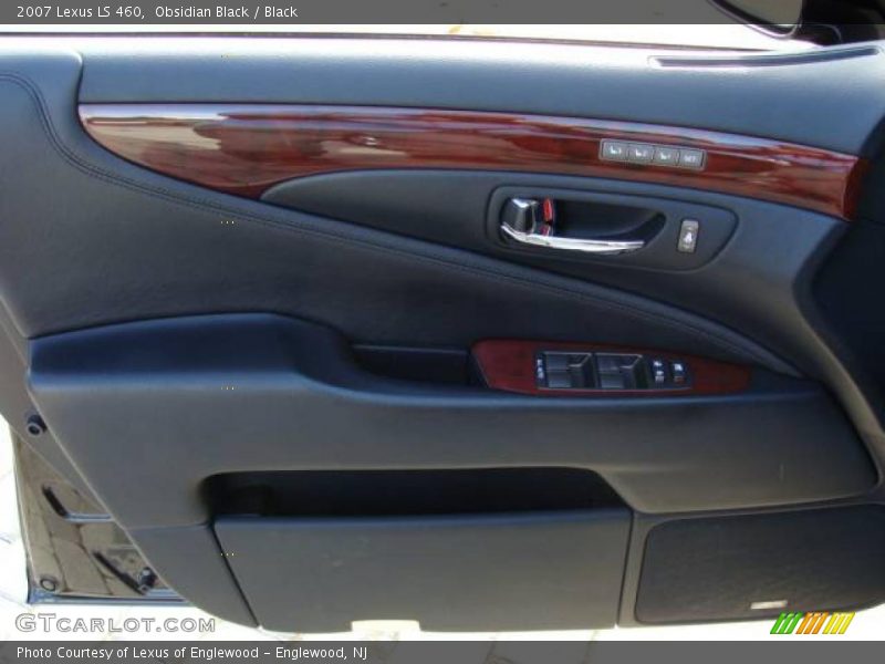 Obsidian Black / Black 2007 Lexus LS 460