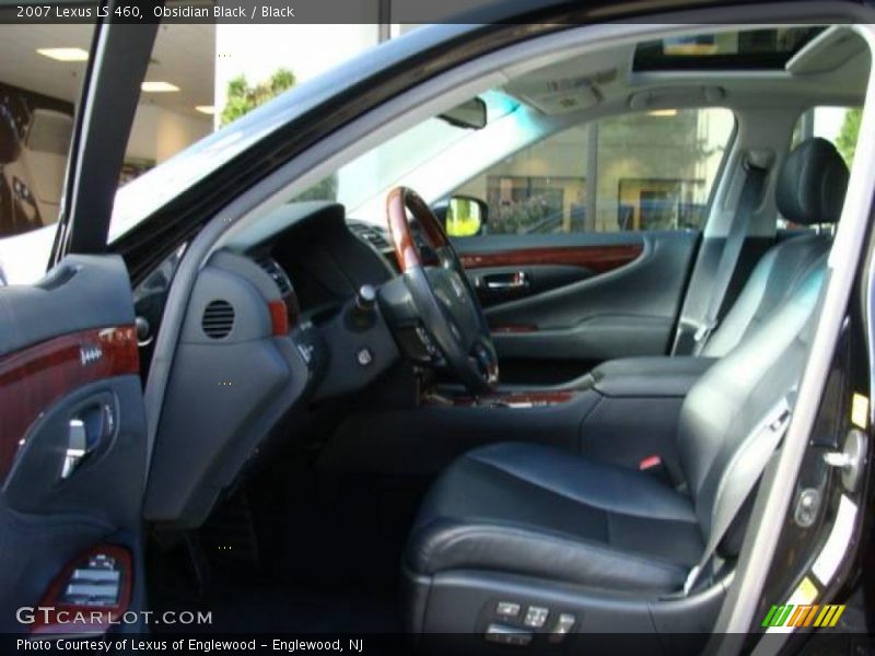 Obsidian Black / Black 2007 Lexus LS 460