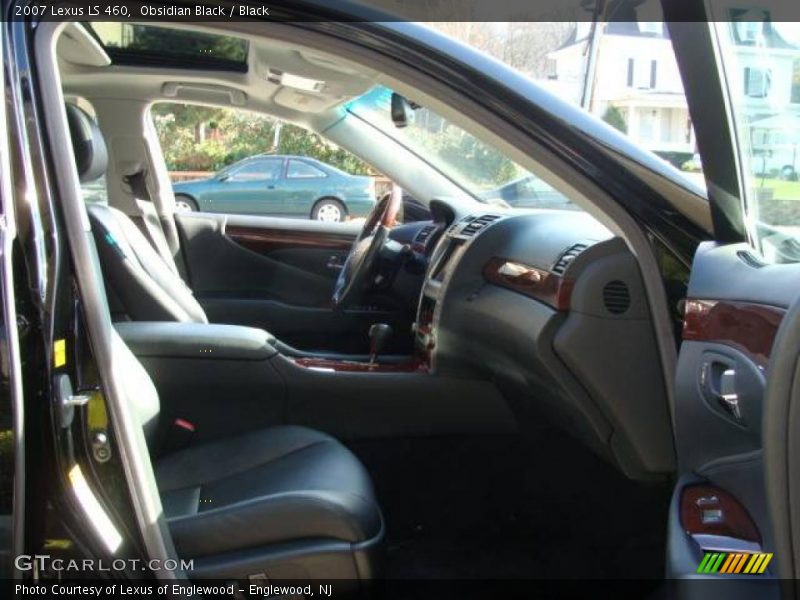 Obsidian Black / Black 2007 Lexus LS 460