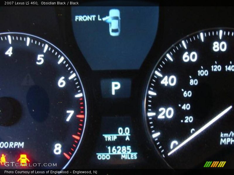 Obsidian Black / Black 2007 Lexus LS 460