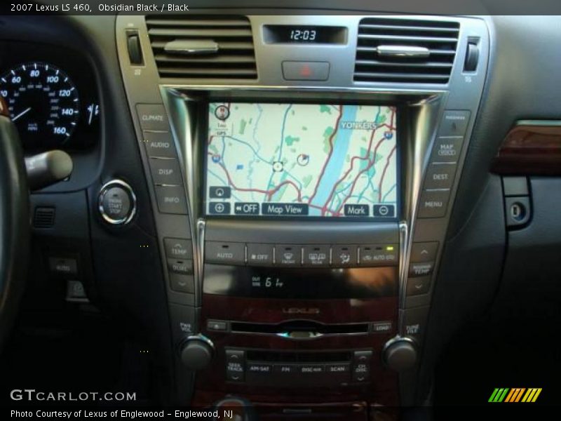 Obsidian Black / Black 2007 Lexus LS 460