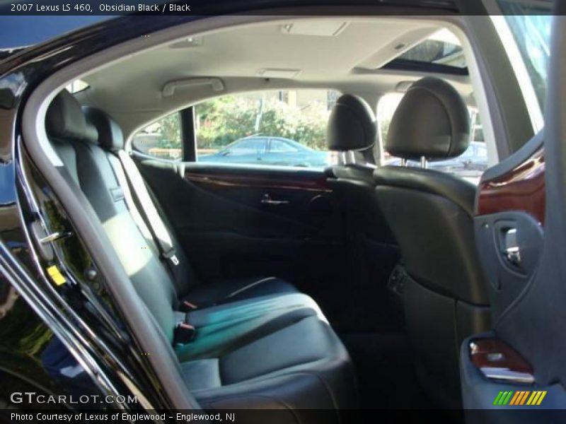 Obsidian Black / Black 2007 Lexus LS 460