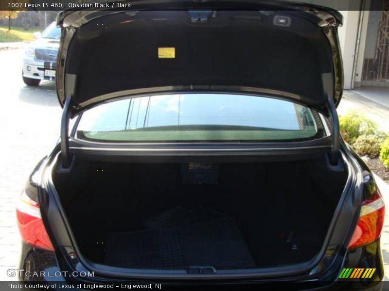 Obsidian Black / Black 2007 Lexus LS 460