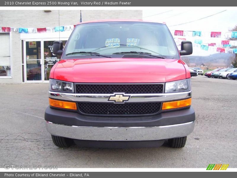 Victory Red / Medium Pewter 2010 Chevrolet Express 2500 Moving Van