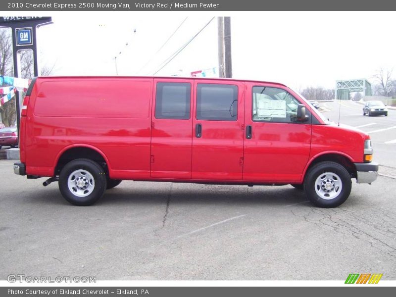 Victory Red / Medium Pewter 2010 Chevrolet Express 2500 Moving Van