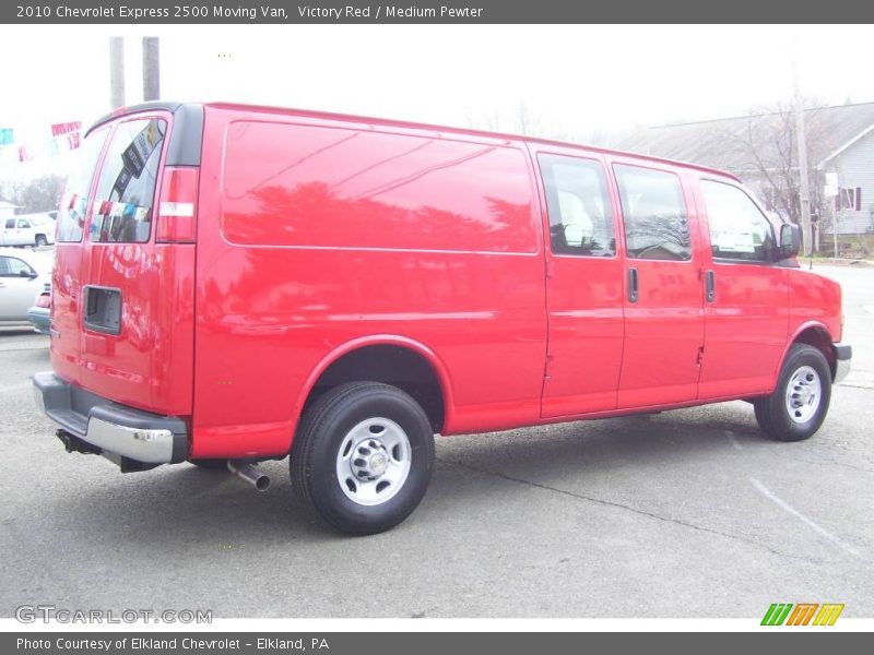 Victory Red / Medium Pewter 2010 Chevrolet Express 2500 Moving Van