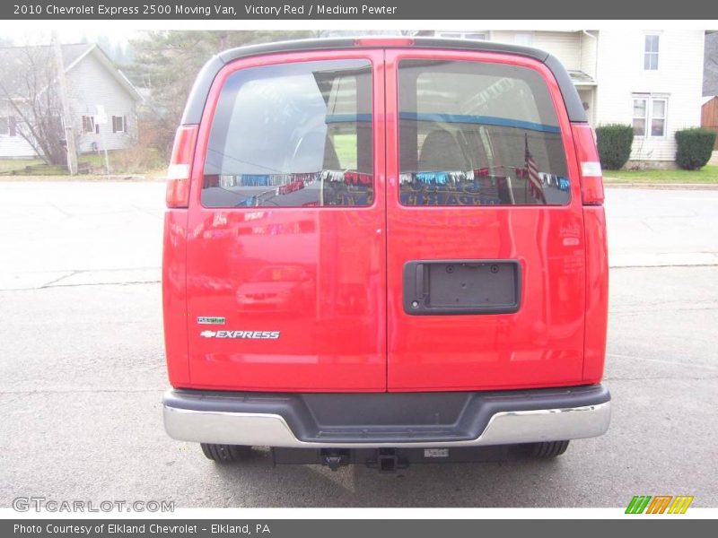 Victory Red / Medium Pewter 2010 Chevrolet Express 2500 Moving Van