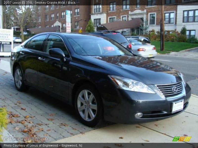 Smokey Granite Mica / Black 2007 Lexus ES 350