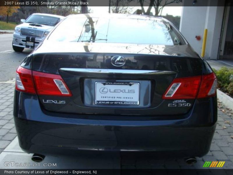 Smokey Granite Mica / Black 2007 Lexus ES 350