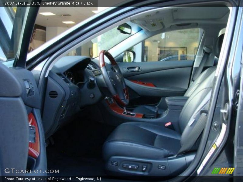 Smokey Granite Mica / Black 2007 Lexus ES 350