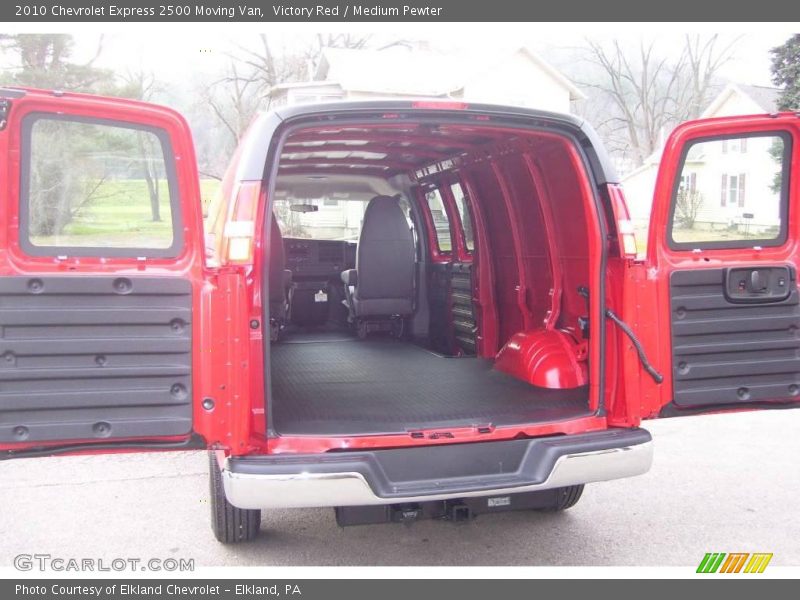 Victory Red / Medium Pewter 2010 Chevrolet Express 2500 Moving Van