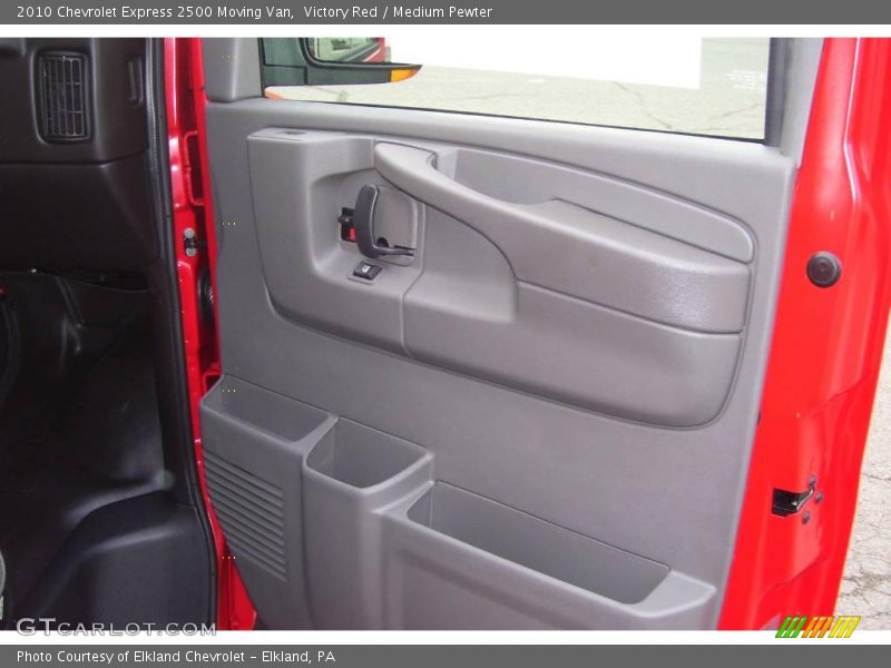 Victory Red / Medium Pewter 2010 Chevrolet Express 2500 Moving Van
