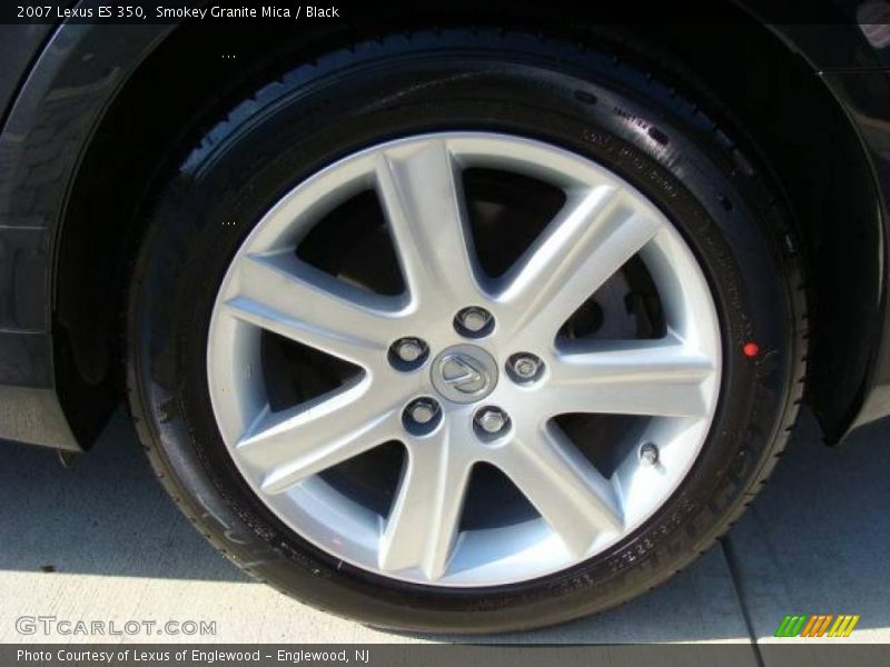 Smokey Granite Mica / Black 2007 Lexus ES 350