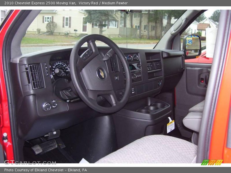 Victory Red / Medium Pewter 2010 Chevrolet Express 2500 Moving Van