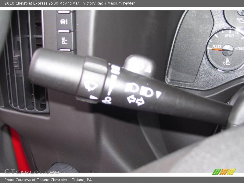 Victory Red / Medium Pewter 2010 Chevrolet Express 2500 Moving Van