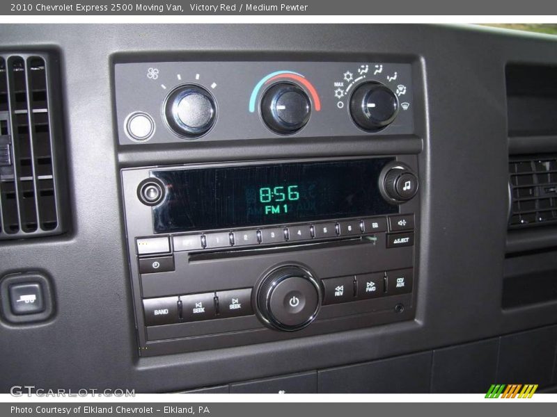 Victory Red / Medium Pewter 2010 Chevrolet Express 2500 Moving Van