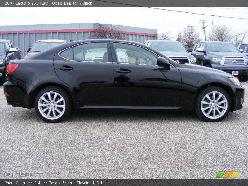 Obsidian Black / Black 2007 Lexus IS 250 AWD