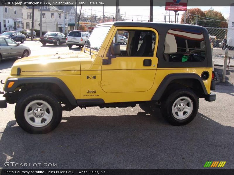 Solar Yellow / Dark Slate Gray 2004 Jeep Wrangler X 4x4