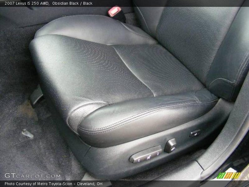Obsidian Black / Black 2007 Lexus IS 250 AWD