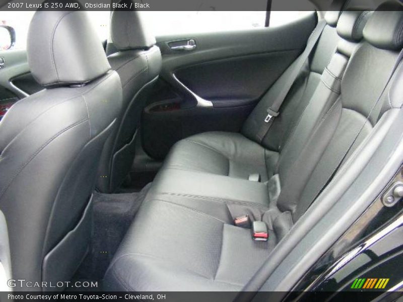 Obsidian Black / Black 2007 Lexus IS 250 AWD