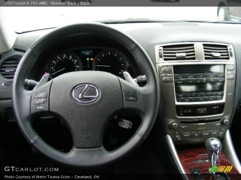 Obsidian Black / Black 2007 Lexus IS 250 AWD
