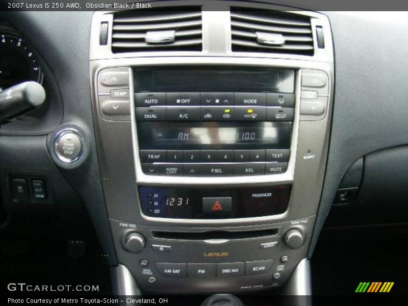Obsidian Black / Black 2007 Lexus IS 250 AWD
