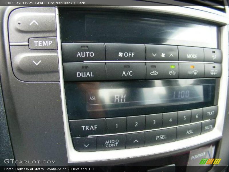 Obsidian Black / Black 2007 Lexus IS 250 AWD